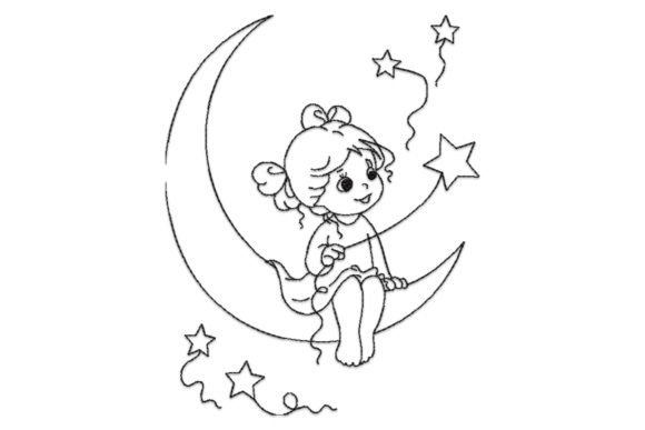 Angel on Moon: Seasonal Embroidery Review