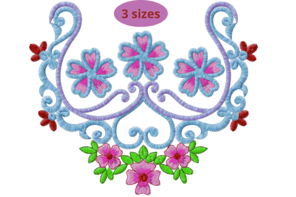 Beautiful Floral Pattern Embroidery Review