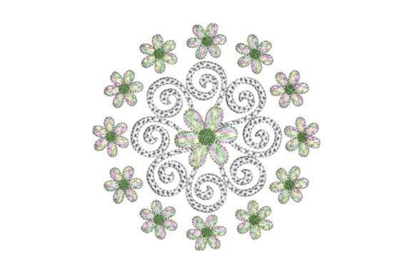 Colorful Floral Quilt Block Embroidery Review