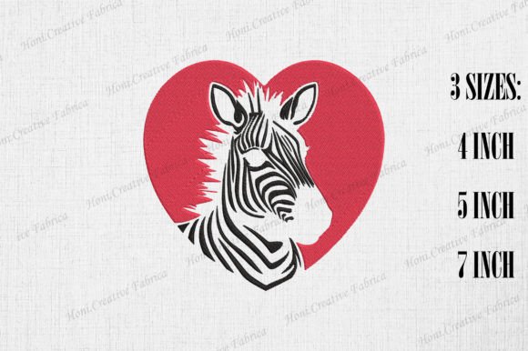 Cute Zebra Heart Valentine s Day