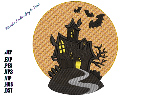 Mylar Haunted House Embroidery Review
