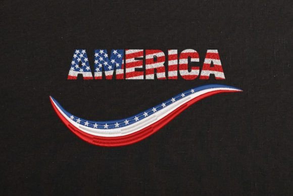 Review: American Flag 4th of July Embroidery Design