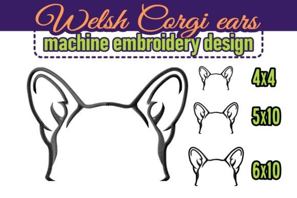 Welsh Corgi Dog Ears Embroidery Review