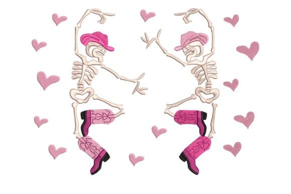 Western Dancing Skeleton Embroidery Review